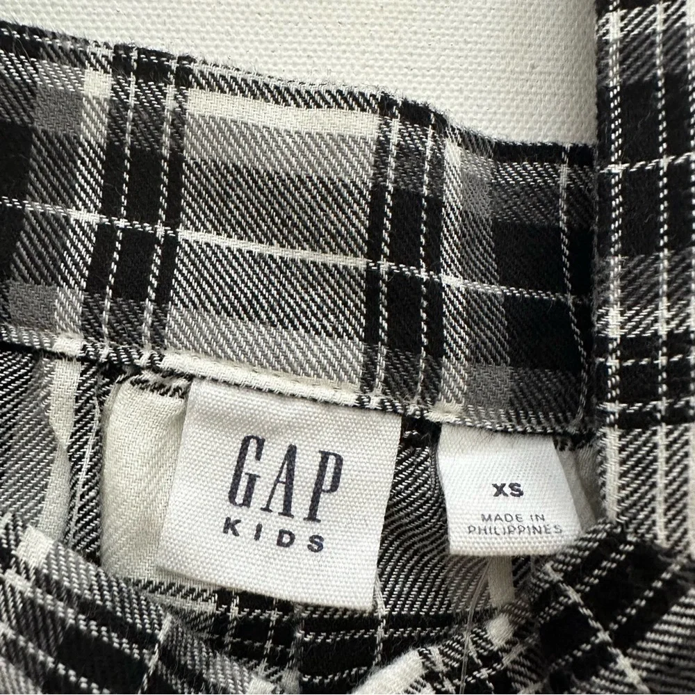 Gap Kids Long Sleeve Plaid Dress Size XS (4/5) Little Girls